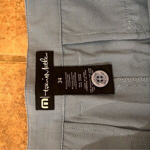 Travis Mathew Men's Light Blue Golf Shorts - Size 34